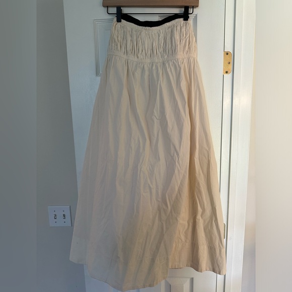 Maeve Strapless Pintuck Open-Back Dress Size L - Picture 8 of 8